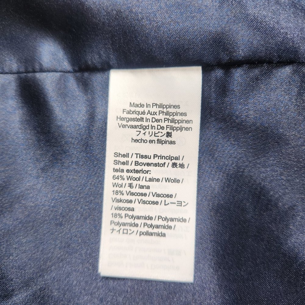 WANTED/SALE 00 A-line topcoat in Italian wool-bouclé blend - Picture 15 of 15